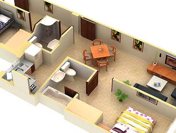 Floor Plan Design Rendering