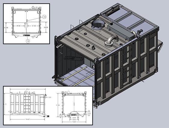 3D Model of Water Blasting System