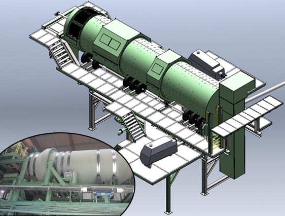 3D Model Shredding Line