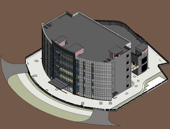 Architectural BIM Model of Data Center