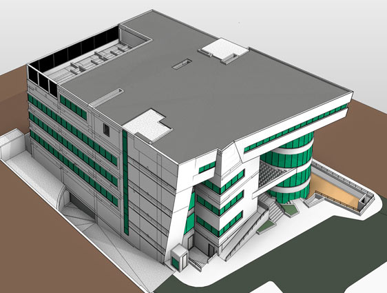 Revit BIM Model for Hospital Building