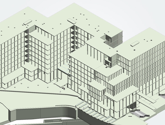 Structural Model of Multistorey Mixed use Building