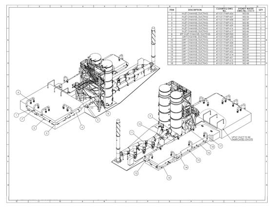 Mechanical 2D Drafting of Plant