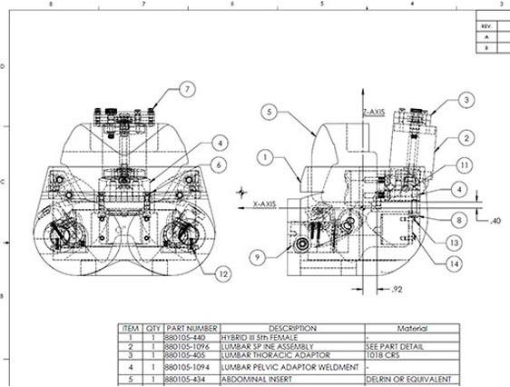 Mechanical 2D CAD Drafting