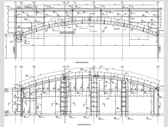 GA Drawings for Roof