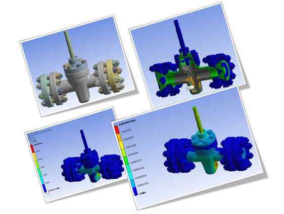 FEA Analysis of Gate Valve Assembly