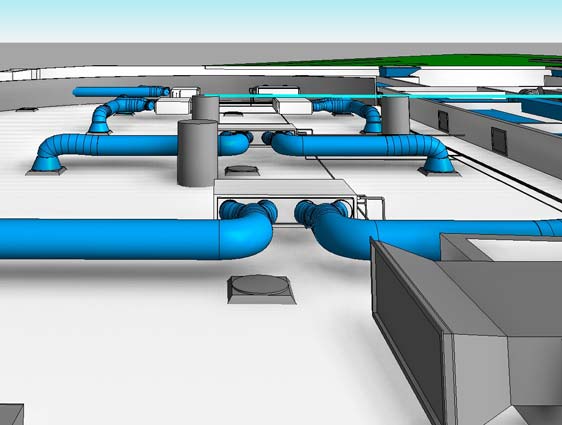 3D CAD Model of HVAC