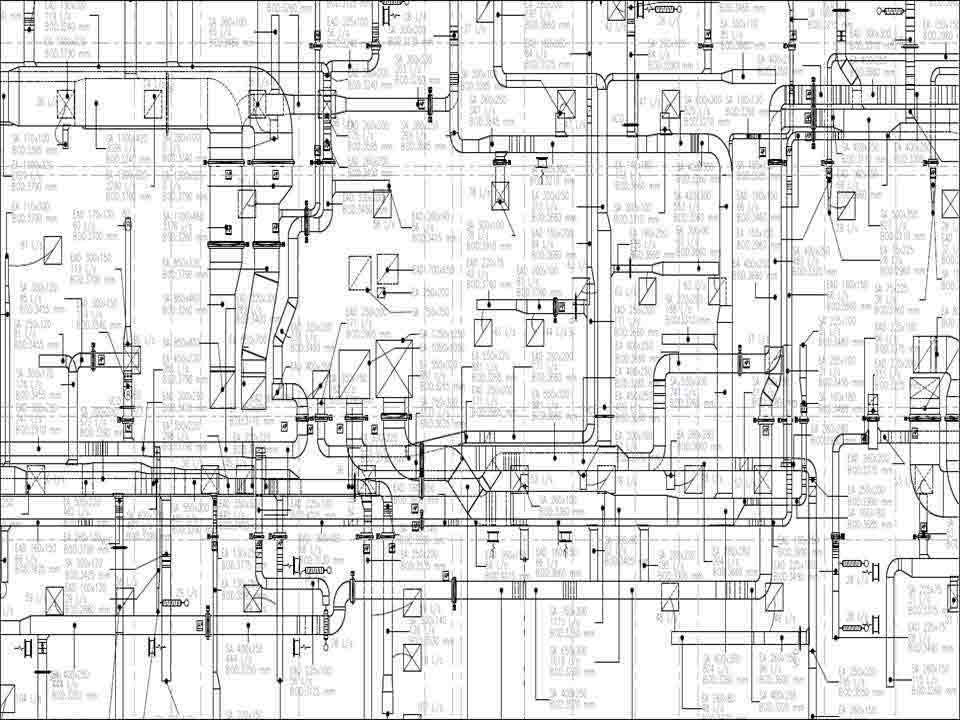 Construction Level 2D MEP Drawing