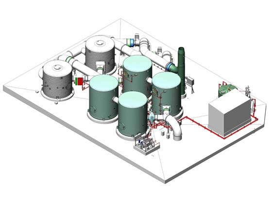 3D Model of Water Treatment Plant