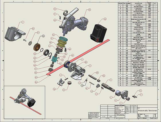 3D CAD Model for Machine Part
