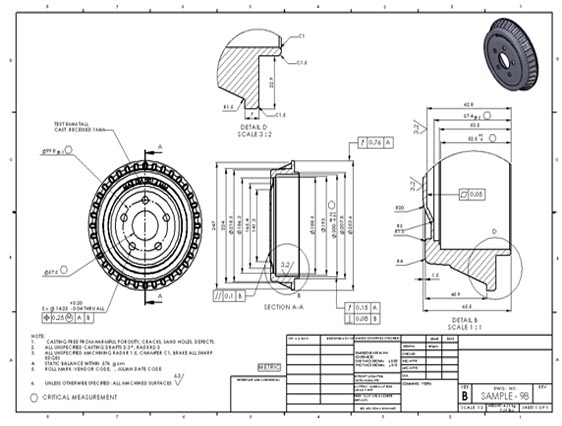 CAD Conversion of Automotive Part