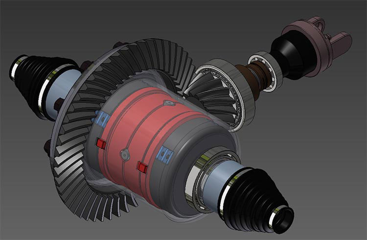 3D CAD Model - Automotive Differential