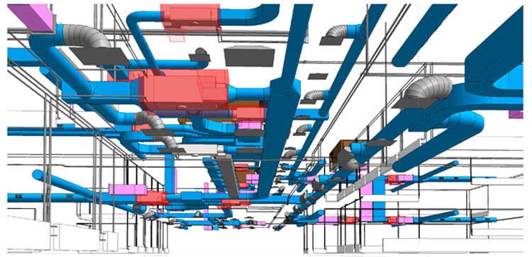 MEP Model of Commercial Building