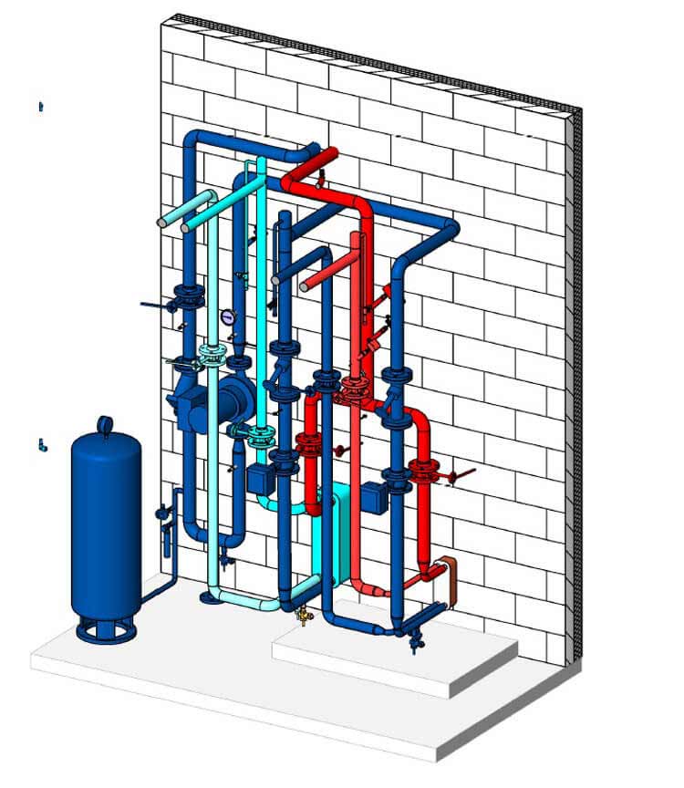 Plant Room MEP Model