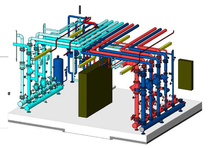 Plant Room MEP Model