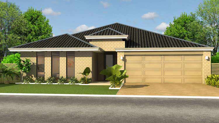 3D House Exterior Rendering