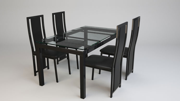 3D Model of Dinining Table