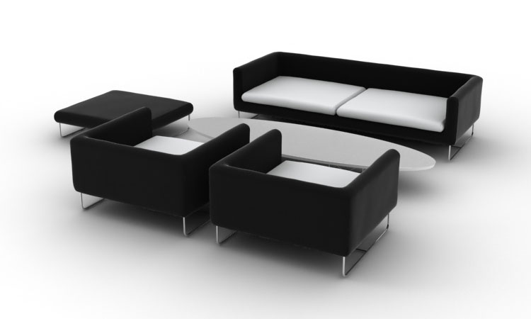 3D Product Rendering of Sofa