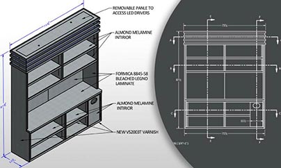 Millwork Detailing Drafting